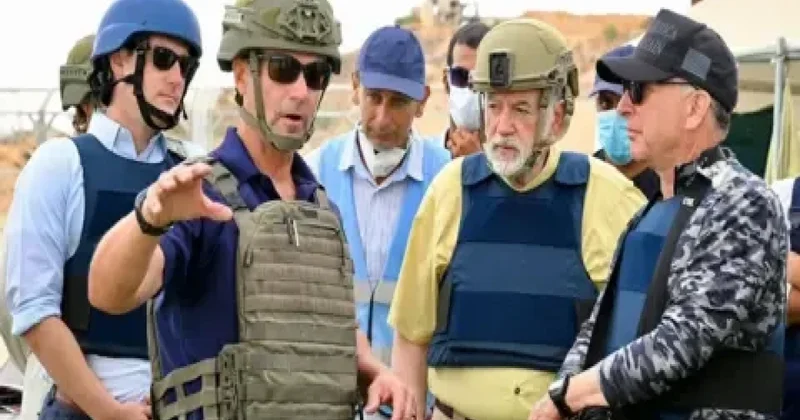 Uitkoff İsrail ordusunu müşahidə etmək üçün Qəzzaya səfər edib