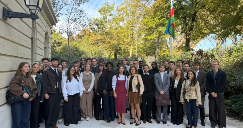 Paris Siyasi Elmlər İnstitutunun tələbələri Azərbaycanın xarici siyasəti barədə məlumatlandırılıb