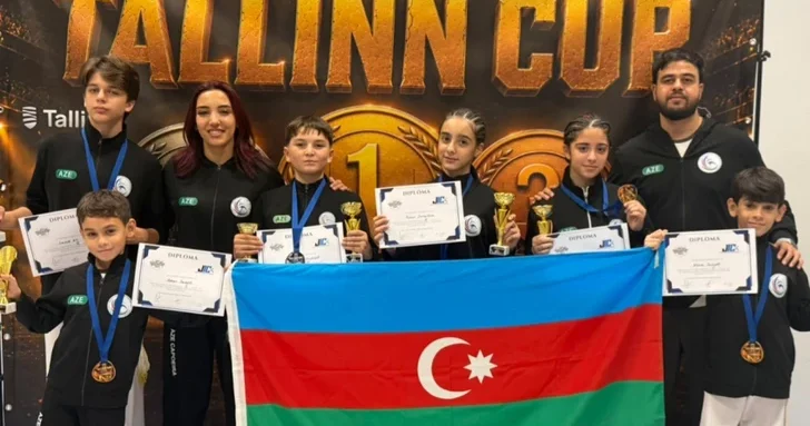 Азербайджанские спортсмены выиграли три золота на турнире Tallinn Cup в Эстонии
