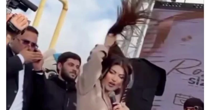 Nəfəsin bu görüntüsü tənqid edildi (Video)