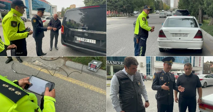 Nizami rayonunda ekoloji reyd; 30 dan çox avtomobil YOXLANILDI VİDEO