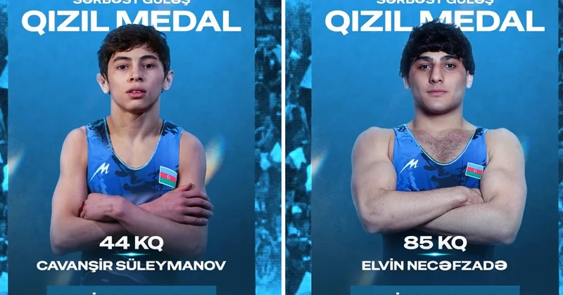 Azərbaycan güləşçiləri Rusiyada beynəlxalq turnirdə çempion oldu