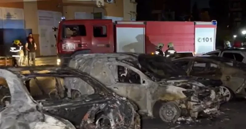Masazırda avtomobilləri yandıran şəxslər saxlanıldılar