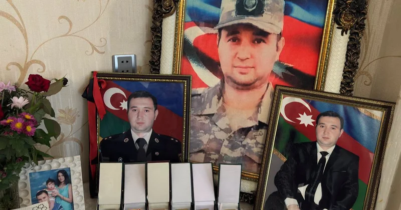Xidmət əməkdaşları Gəncədə şəhid Rabil İsmayılovun ailəsini ziyarət edib