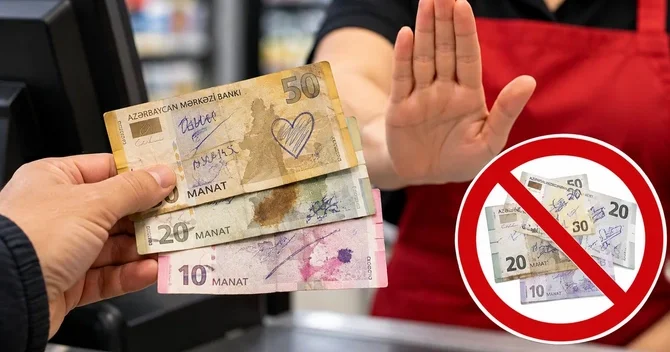 Pulun üzərinə yazı yazmağa görə inzibati cəza nəzərdə tutulubmu?