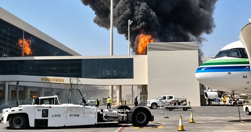 Ər Riyad aeroportuna növbəti hücum: Pakistan vətəndaşı öldü, xeyli yaralı var Video