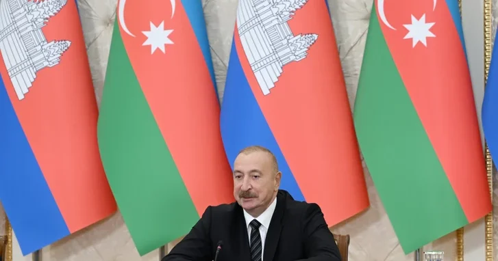 Президент Ильхам Алиев: Мы очень тесно сотрудничаем с Камбоджей в международных организациях