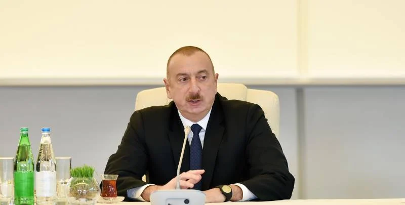 İlham Əliyev FIFAnın prezidenti ilə görüşüb