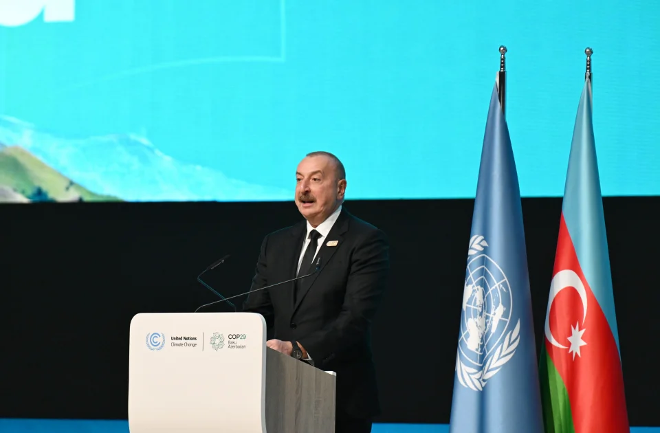 Prezident İlham Əliyev: Azərbaycan COP29a ev sahibliyi edən ölkə seçildikdən sonra biz hədəfə çevrildik