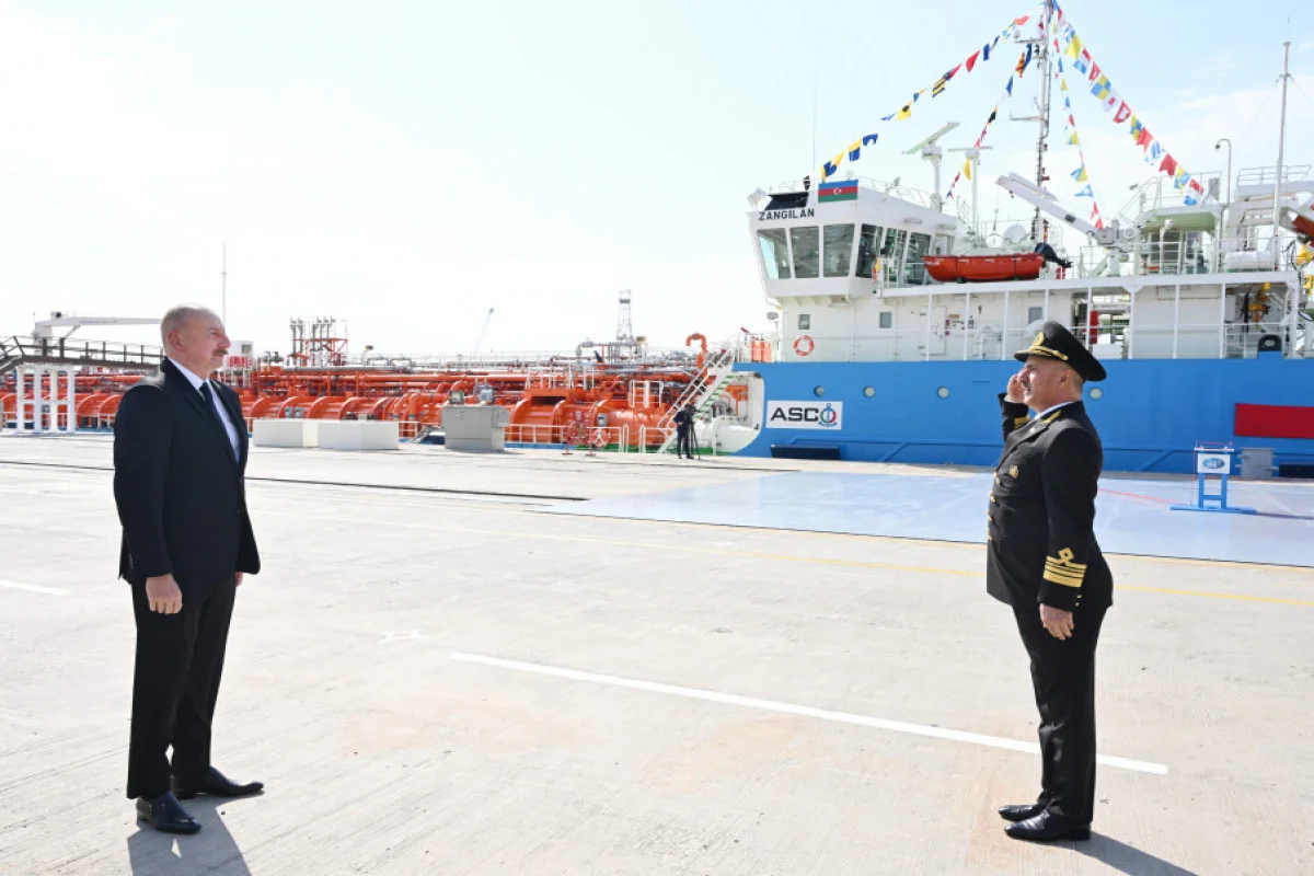 “Zəngilan” tankeri istismara verildi FOTO