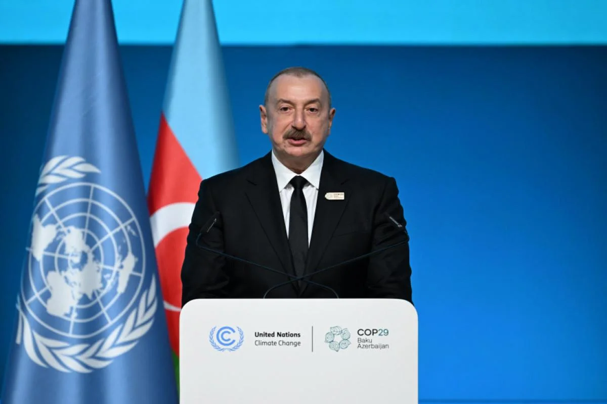 COP29un sədri kimi Azərbaycan buna çalışacaq Əliyev