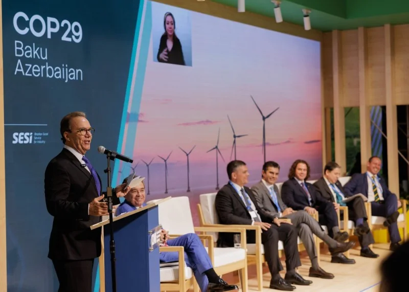 COP29un Yaşıl Zonasında panel sessiyası baş tutub FOTOLAR