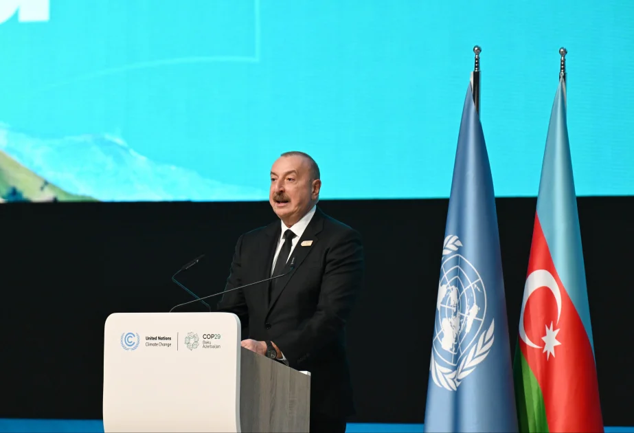 Prezident: COP29a ev sahibliyi fəal rolumuzun qiymətləndirilməsidir