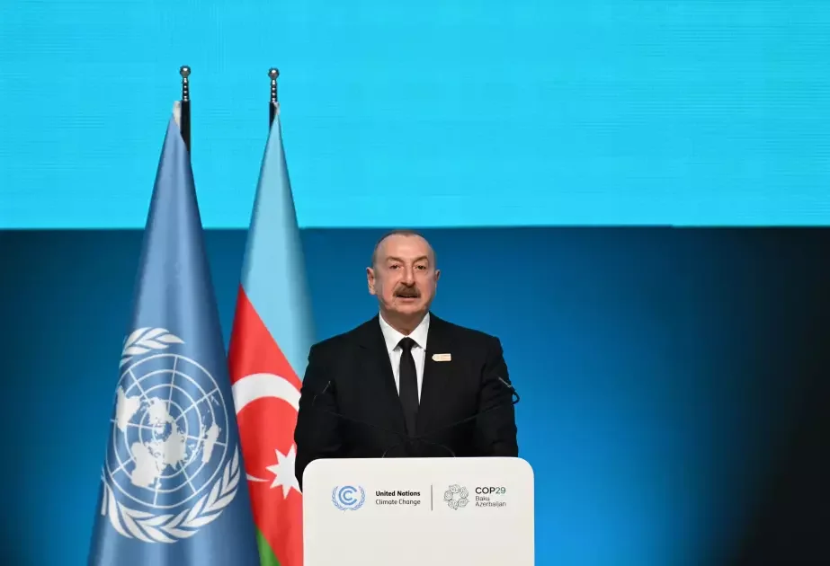 Prezident İlham Əliyev COP29un açılış mərasimində çıxışı zamanı Azərbaycana qarşı ittihamlardan danışıb