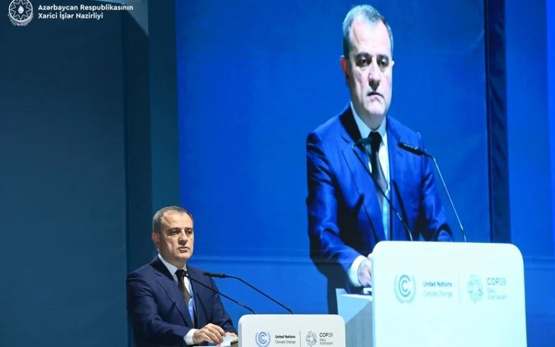 Ceyhun Bayramov “Buzlaqlar2025: Buzlaqların qorunması üçün qlobal tədbirlərin görülməsi” mövzusunda tədbirdə çıxış edib