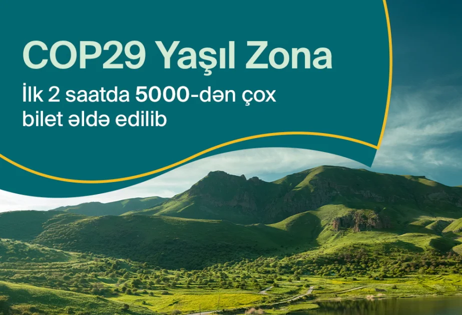 COP29un Yaşıl Zonası böyük ziyarətçi marağına səbəb olub