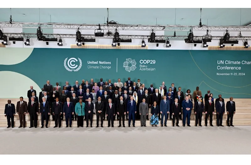 COP29un Liderlər Sammitində ailə fotosu çəkdirilib FOTOLAR