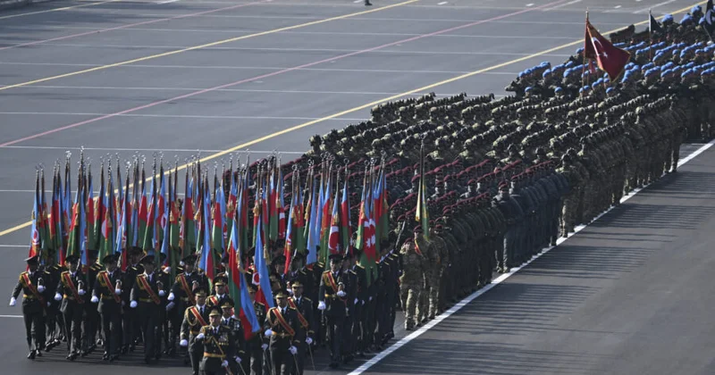 Bakıdakı paraddan bu görüntülər İLK DƏFƏ üzə çıxdı VİDEO