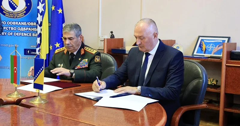 Азербайджан подписал план военного сотрудничества с Боснией и Герцеговиной