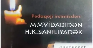 MOLLA VƏLİ VİDADİDƏN HACI KƏRİM SANILIYA