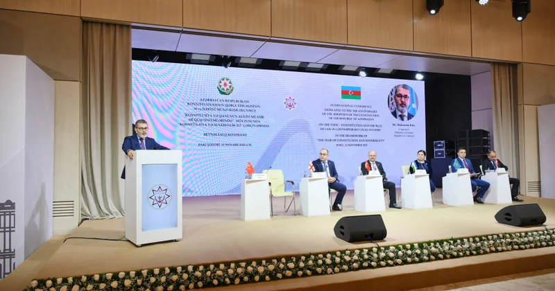 Beynəlxalq konfrans çərçivəsində konstitusion dəyərlər və insan hüquqları müzakirə olunub