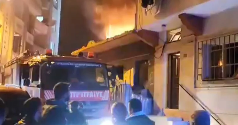 İstanbulda binada güclü partlayış baş verib VİDEO