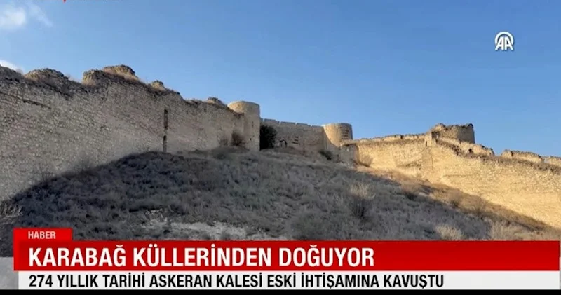 Haber Global Əsgəran qalasından reportaj hazırlayıb VİDEO