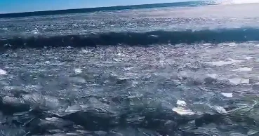 Редкое природное явление поразило туристов ВИДЕО