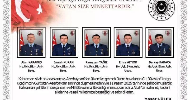 Türkiyə MN təyyarə qəzasında 20 hərbçinin öldüyünü təsdiqlədi FOTOLAR