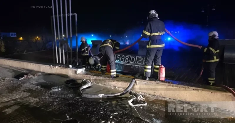 В Нахчыване произошел пожар на АЗС