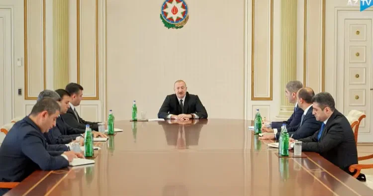 Prezidentin icra başçıları ilə görüşünün VİDEOSU