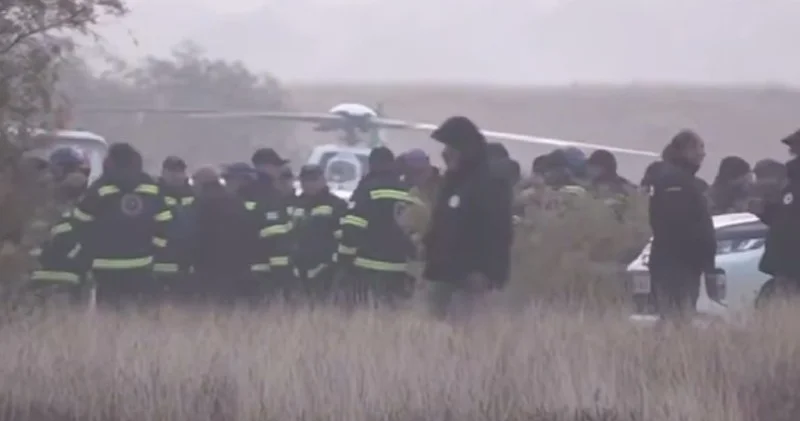 Türkiyə nümayəndələri qəza yerində araşdırmalara BAŞLADILAR VİDEO