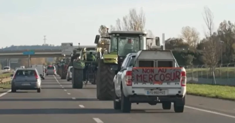 Fransada fermerlər etiraz aksiyasına başlayıblar