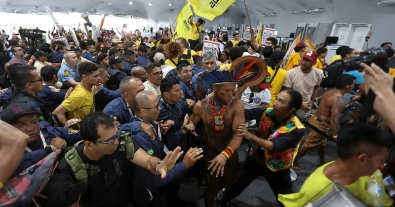 COP30 da “Mavi Zona ya basqın etdilər Xəsarət alanlar var VİDEO