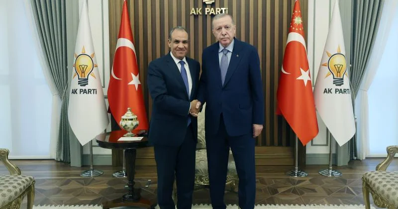 Ərdoğan Misir XİN başçısını qəbul edib FOTO