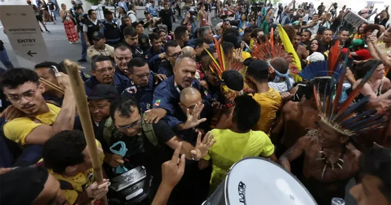 Aktivistlər COP30 a basqın etdi, yaralılar var Video