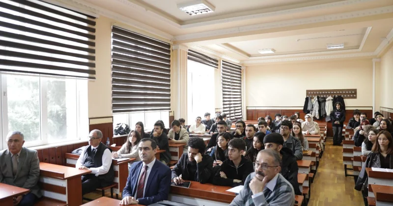 Kanadanın York Universitetinin professoru BDU tələbələrinə ustad dərsi keçib