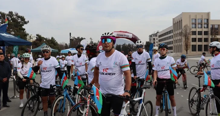 В Ханкенди проведен финальный этап велопробега По следам Победы