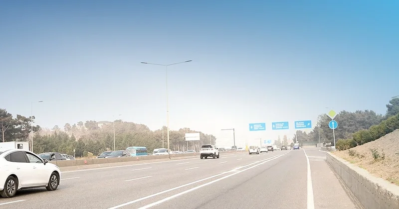 Şamaxinka dan Biləcəriyə qədər xüsusi hərəkət zolağı təşkil edilib FOTOLAR