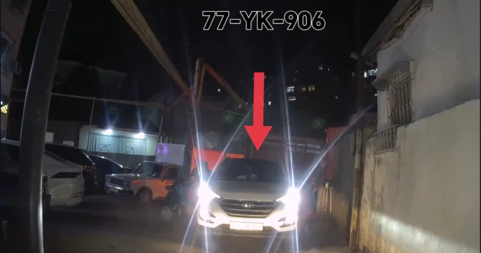 Sürücü hərəkəti iflic etdi, xanımı isə söhbət xırdaladı : Az danış, ağsaqqallıq eləmə VİDEO