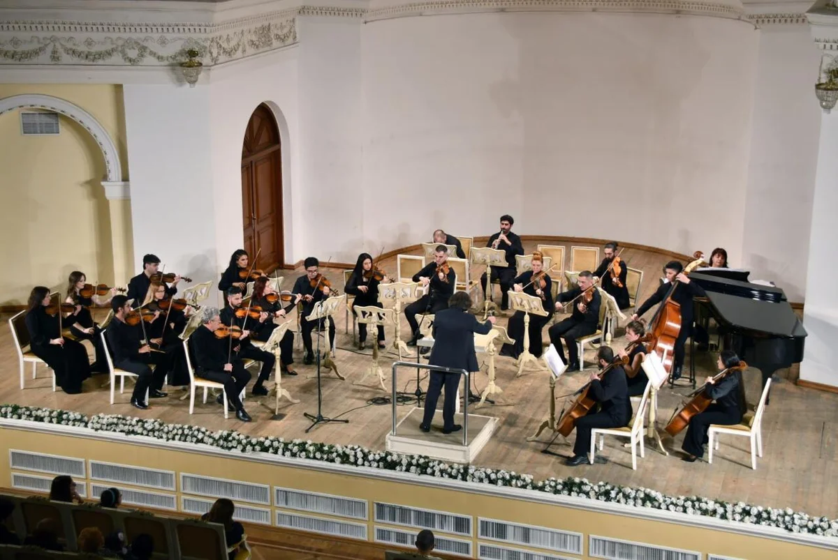 Filarmoniyada Azərbaycan Bəstəkarlar İttifaqının 90 illik yubileyinə həsr olunmuş konsert keçirilib FOTO