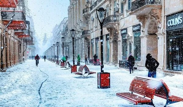 Bakıya sulu qar yağacaq Xəbərdarlıq