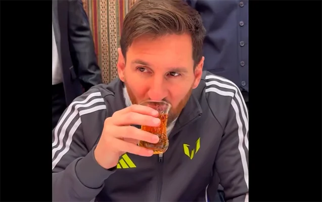 Messi Bakı səfərindən video paylaşdı