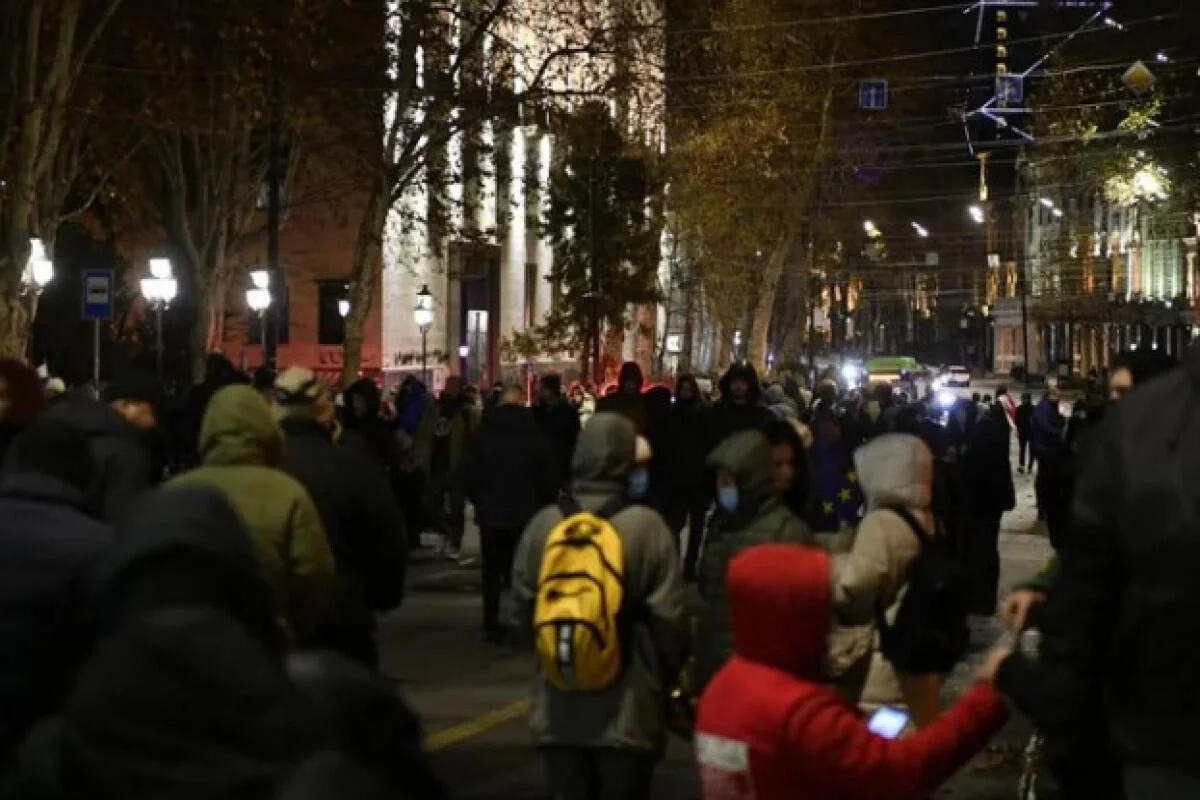 В Тбилиси протестующие вновь собираются на акцию