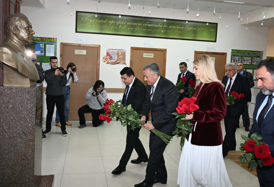 Həştərxanda Heydər Əliyevin adına məktəbin kollektivi ilə görüş keçirilib VİDEO AZƏRTAC