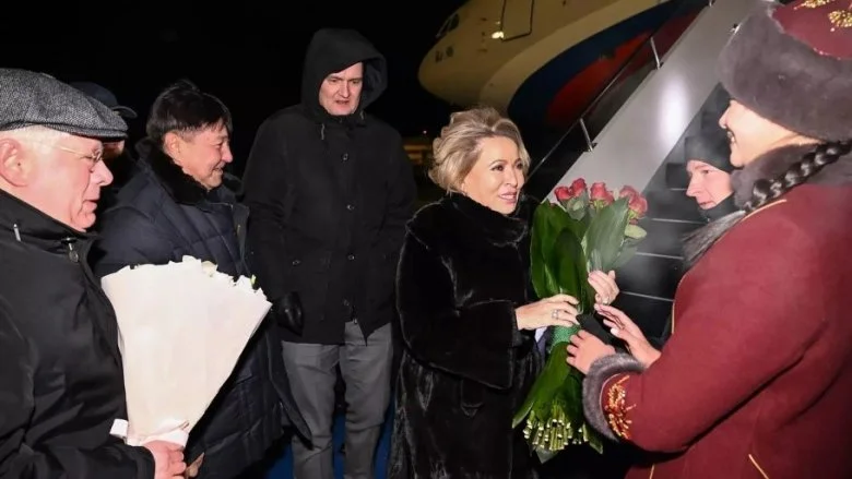 Valentina Matviyenko Astanaya gəlib