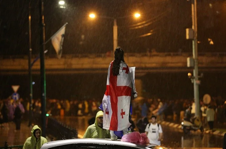 Tbilisidə etirazlar 15 gündür davam edir