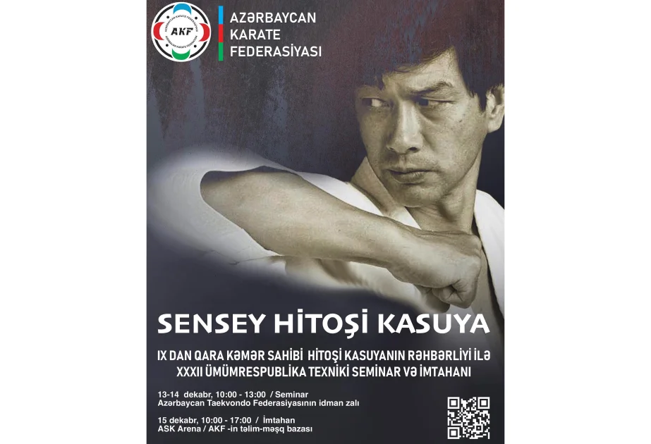 Yaponiyalı məşhur karate ustası Azərbaycanda