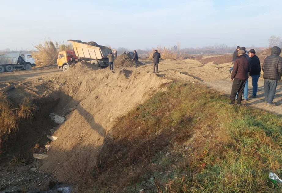 Şirvan suvarma kanalının Göyçay rayonundan keçən hissəsi tam bərpa olunub YENİLƏNİB 2 AZƏRTAC