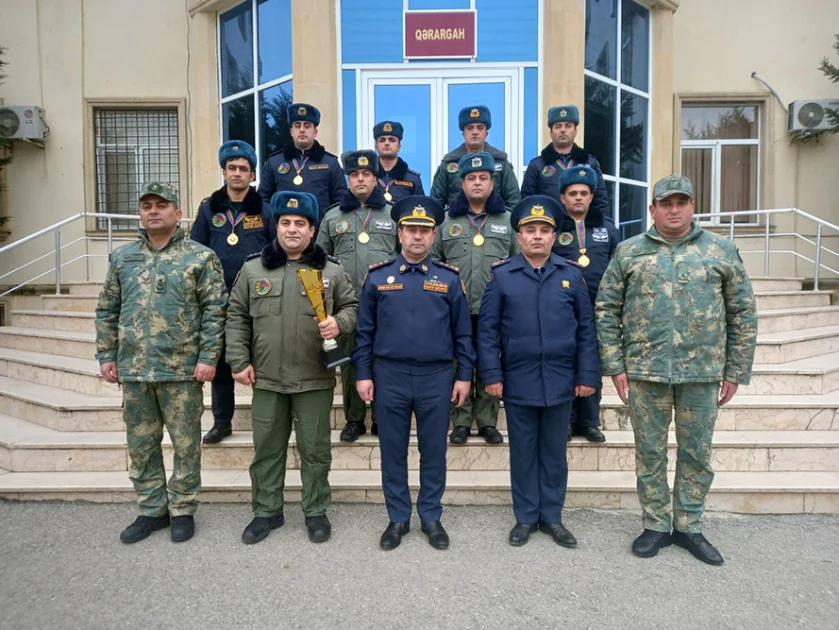 Hərbi Hava Qüvvələrində voleybol üzrə birincilik keçirilib